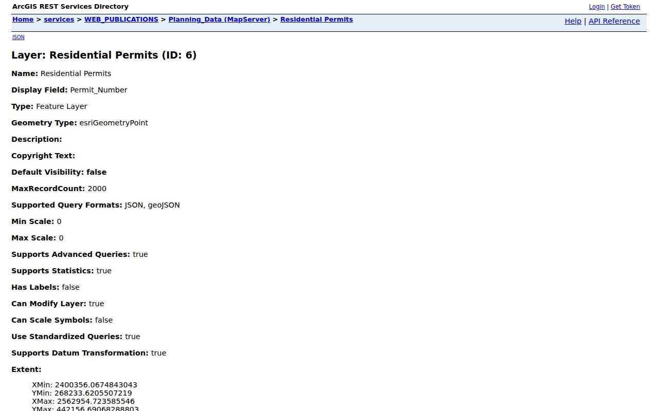 Onslow ZIP code directory residential permit layer fields
